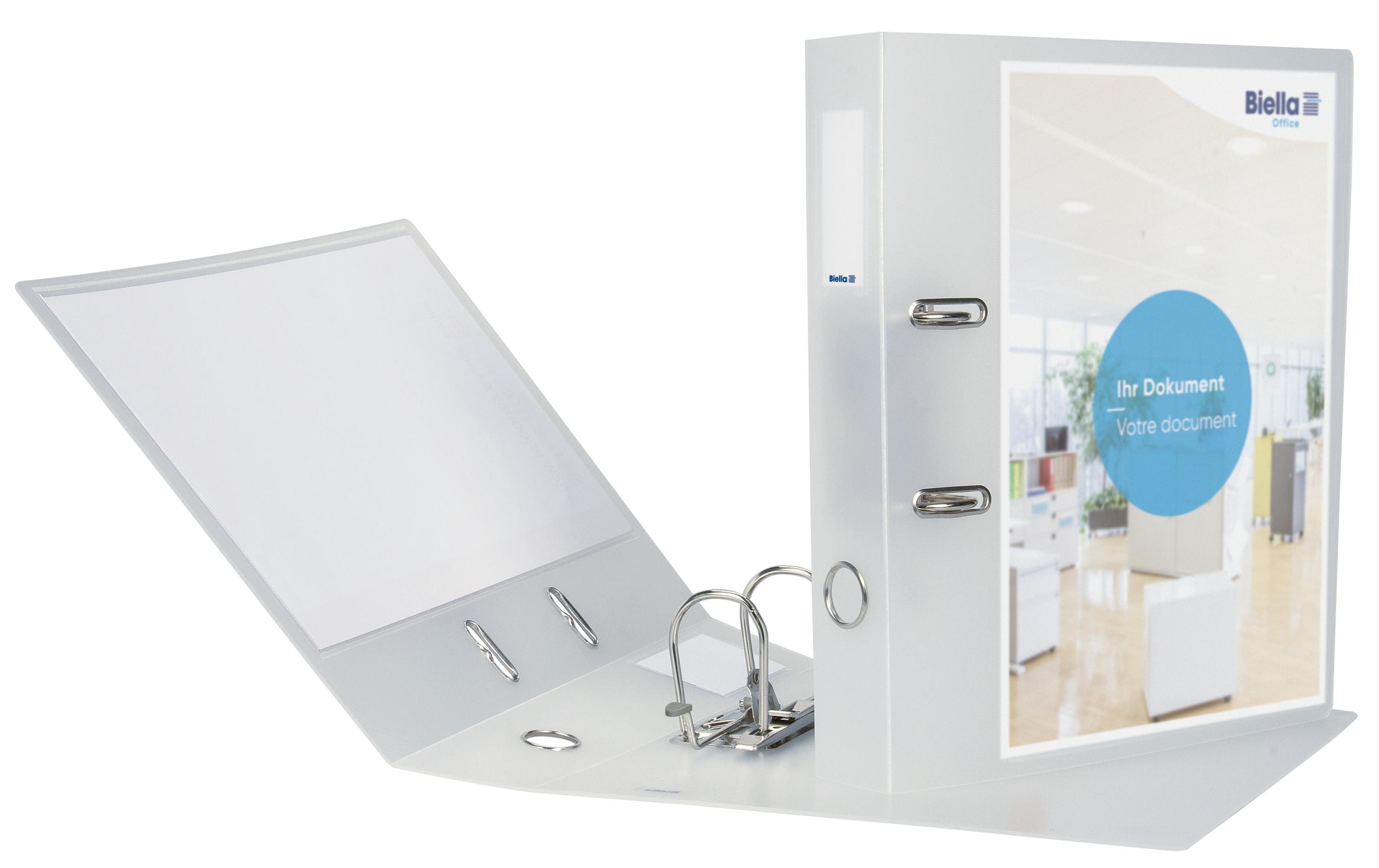 Biella Ordner Clear Creative A4 7 cm Transparent