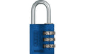 ABUS 145/30 blau Lock-Tag Vorhangschloss 46614