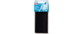 Prym Flickstof schwarz 12 x 45 cm, aufbügelbar, Polyester