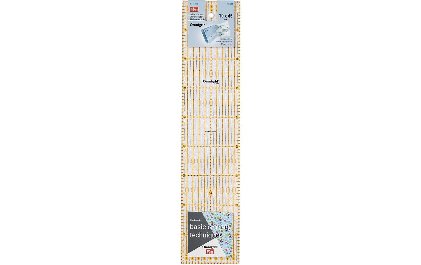Prym Lineal Universal Omnigrid 10 x 45 cm, Stück