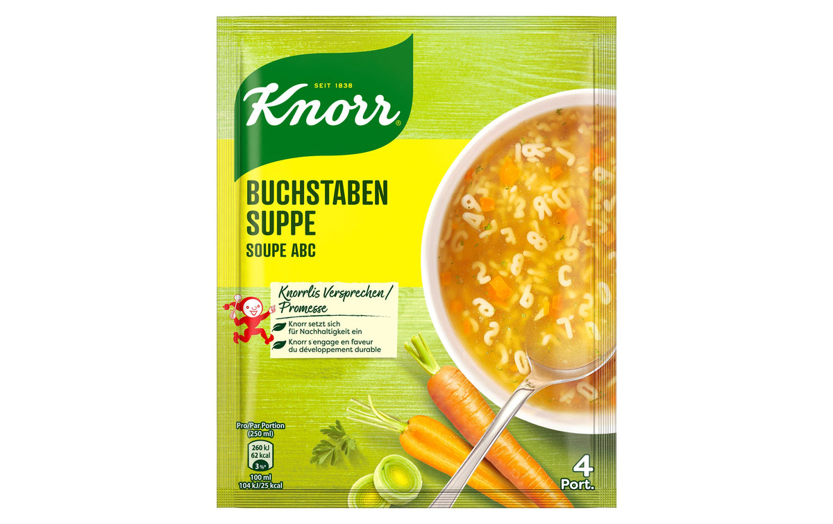 KNORR Buchstabensuppe 4 Portionen