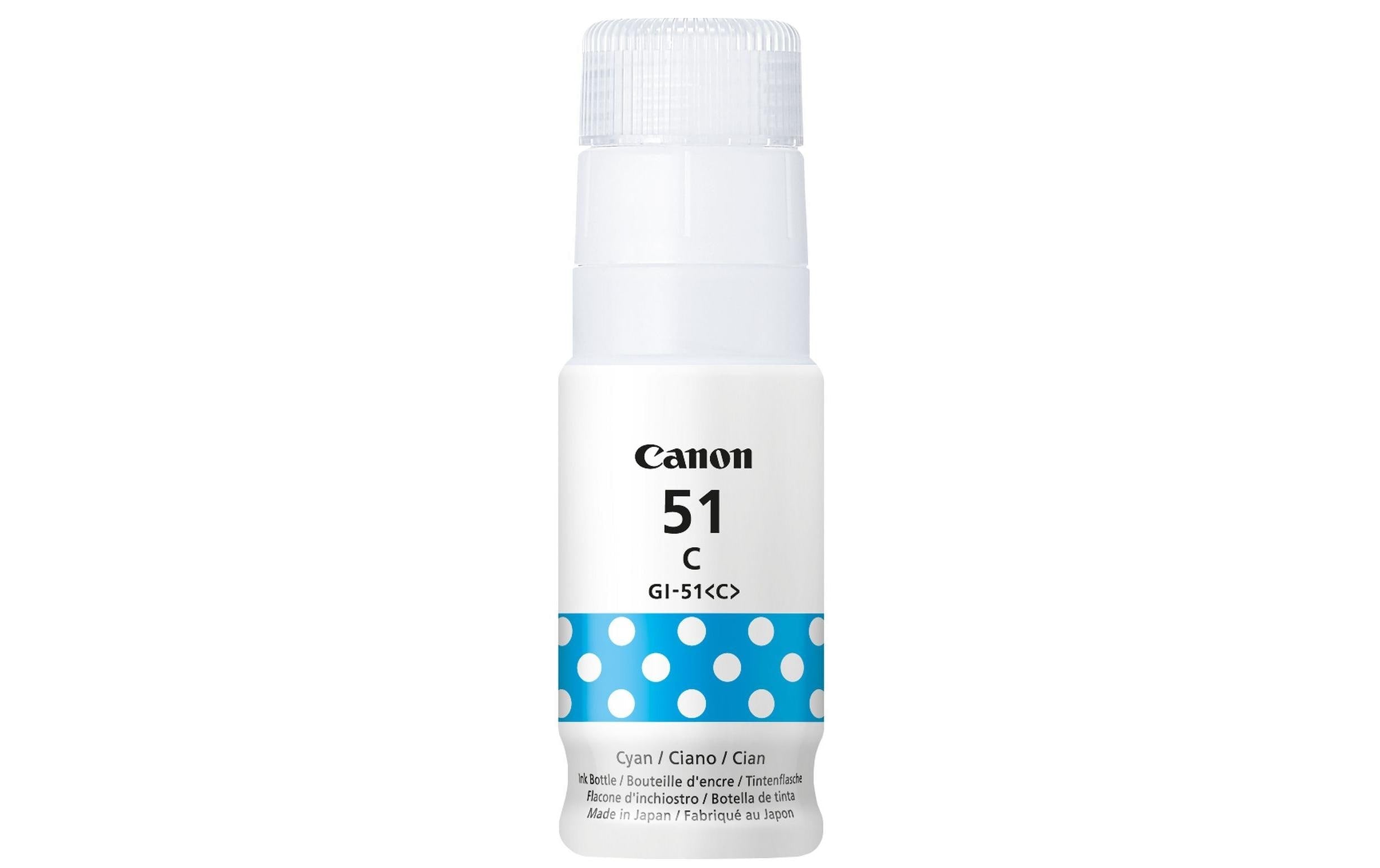 Tinte Canon GI 51 C, cyan 7.000 Seiten, 70 ml, zu G3560