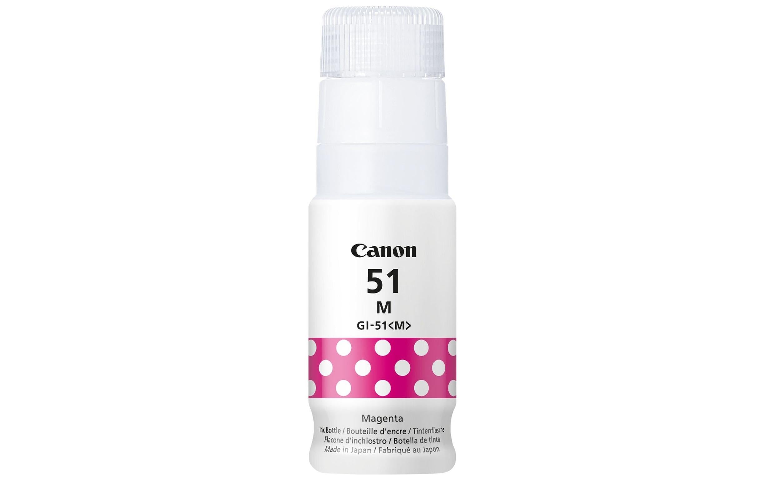 Tinte Canon GI 51 M, magenta 7.000 Seiten, 70 ml, zu G3560