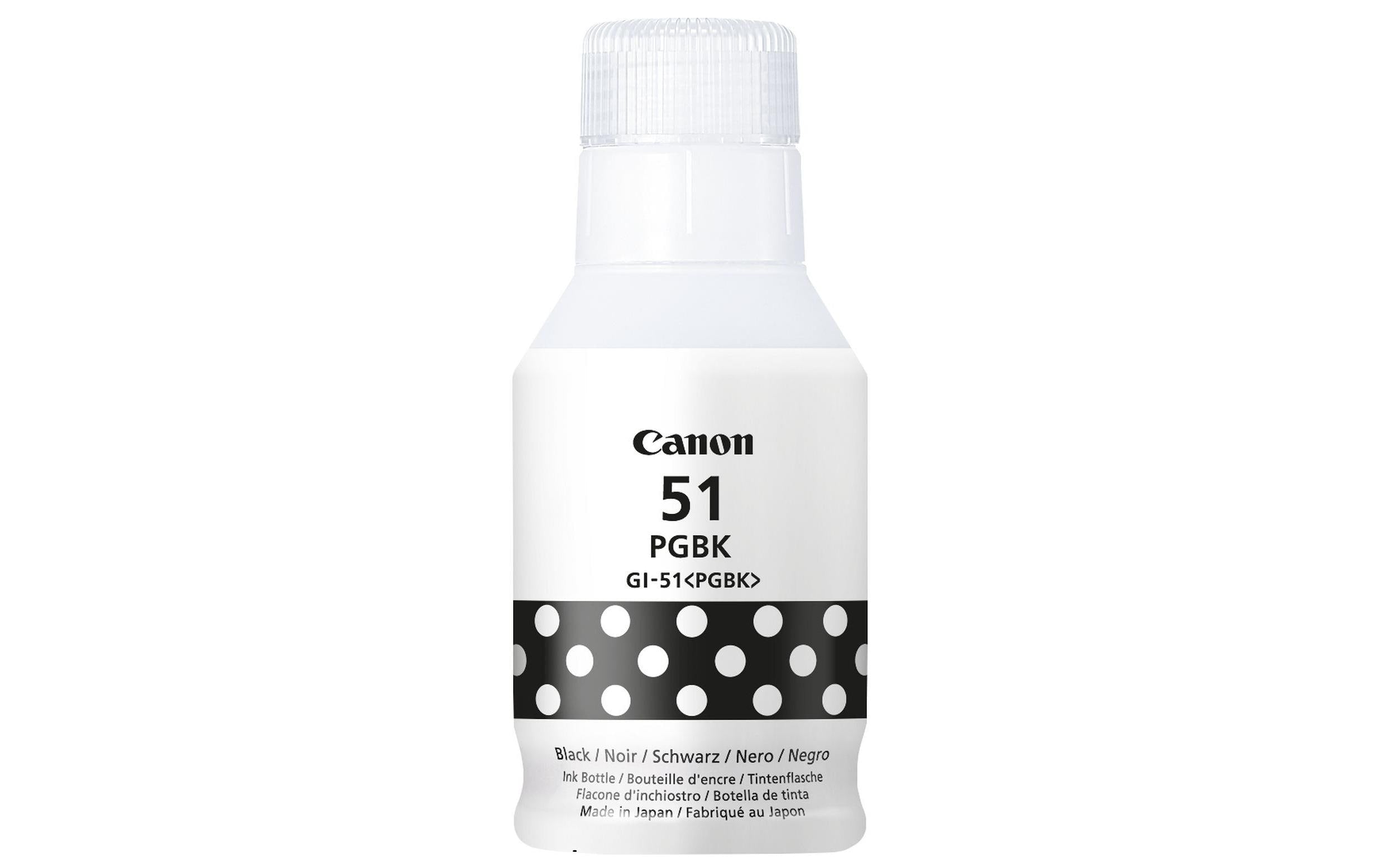 Tinte Canon GI 51 PGBK, black 6000 Seiten, 135 ml, zu G3560