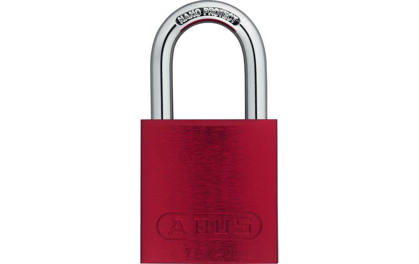 ABUS 72/40 rot vs. Vorhangschloss