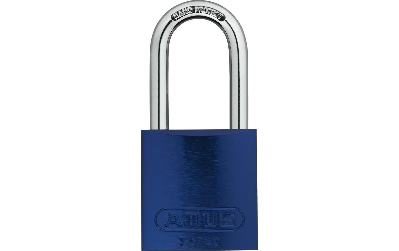 ABUS 72/40HB40 blau vs. Vorhangschloss