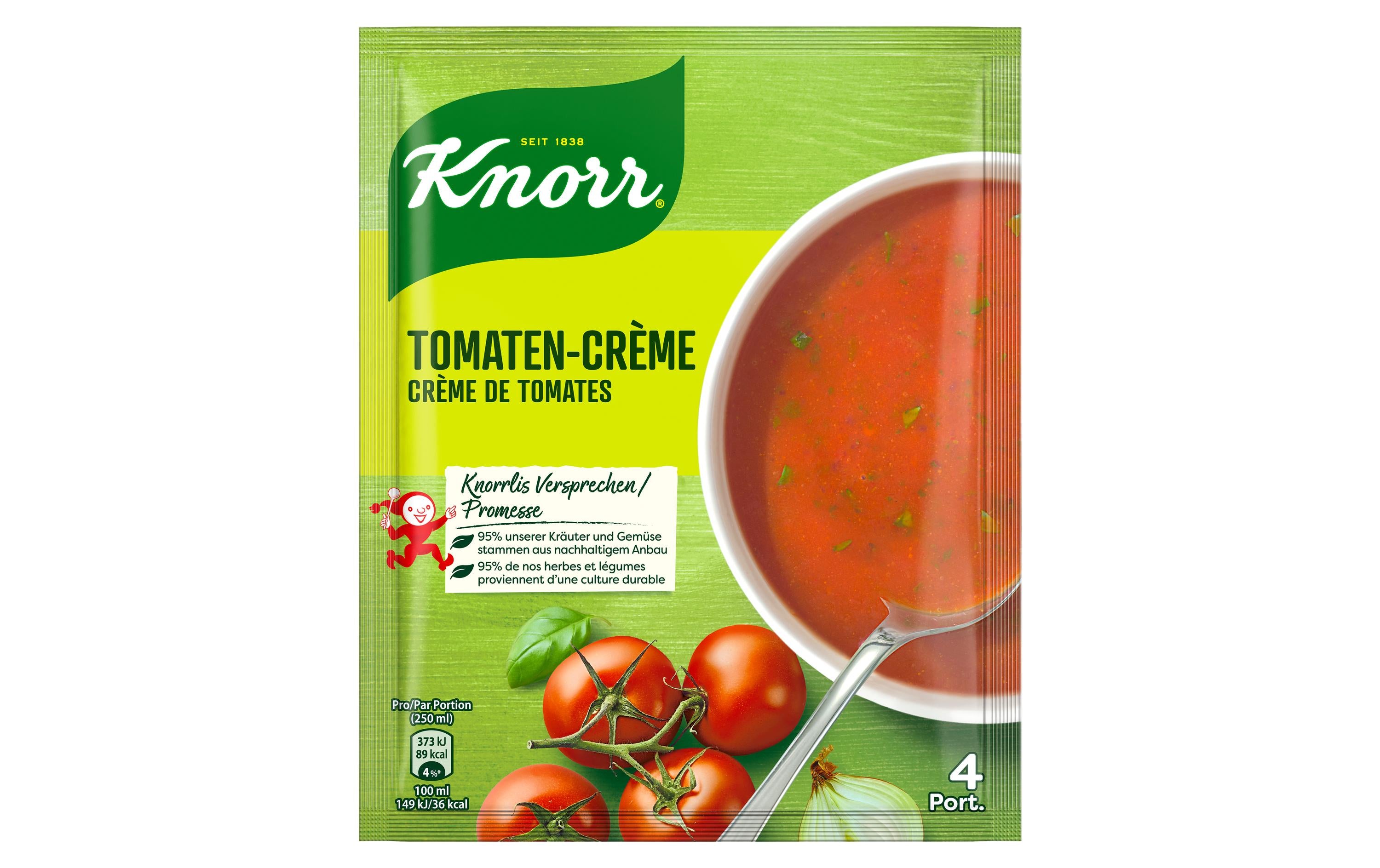 KNORR Tomaten Suppe Beutel 4 Portionen