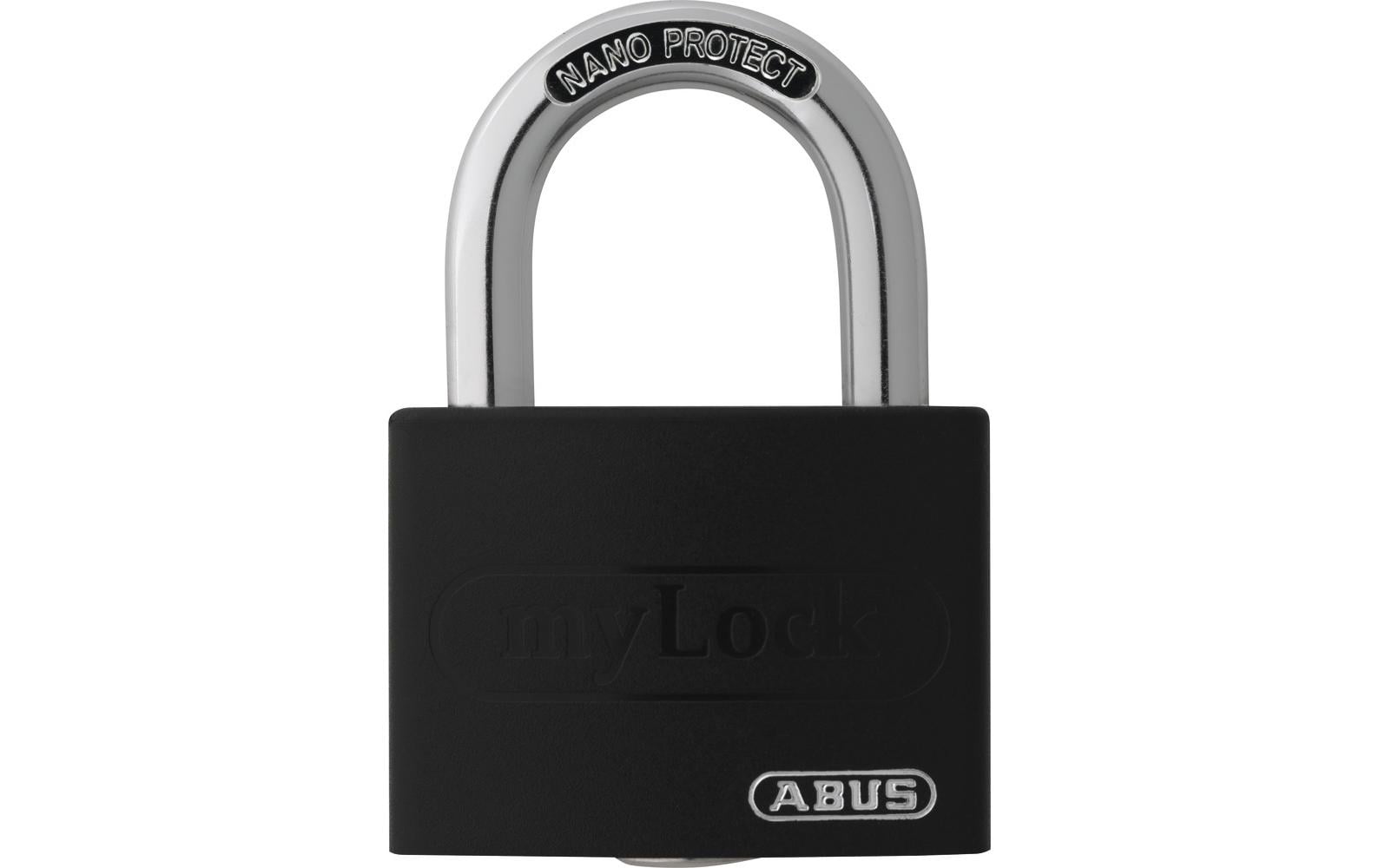 ABUS T65AL/40 schwarz vs. Vorhangschloss