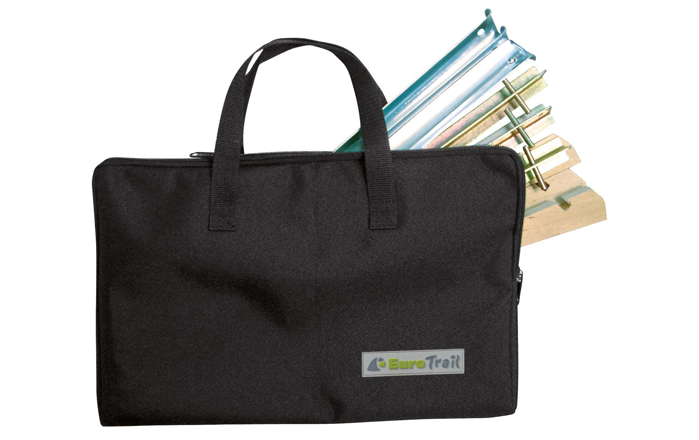 Eurotrail Herringtasche mit RV Luxe 0001 Schwarz