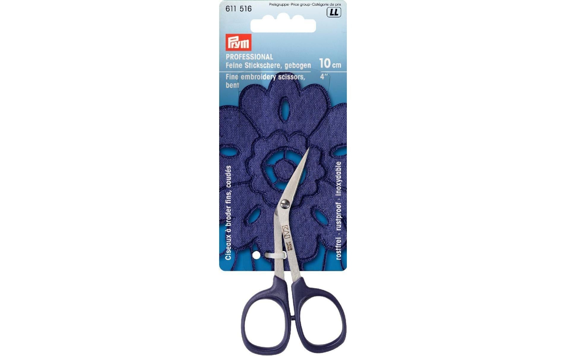 Prym Stickschere gebogen Professional 10cm