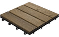 Bodenplatte Esche 4 Latten geriffelt 30 x 30 x 2,8 cm -  6 Stück pro Pack