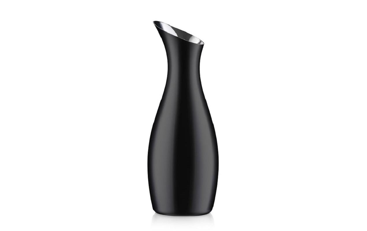 Zone Wasserkaraffe Rocks 1 l black Edelstahl, DxH: 10x26.3cm