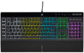 Corsair K55 RGB PRO CH Layout, 5Z RGB, Rubber Dome