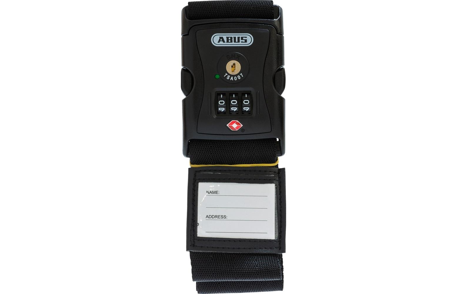 ABUS 620TSA/192 schwarz Kofferband 87658