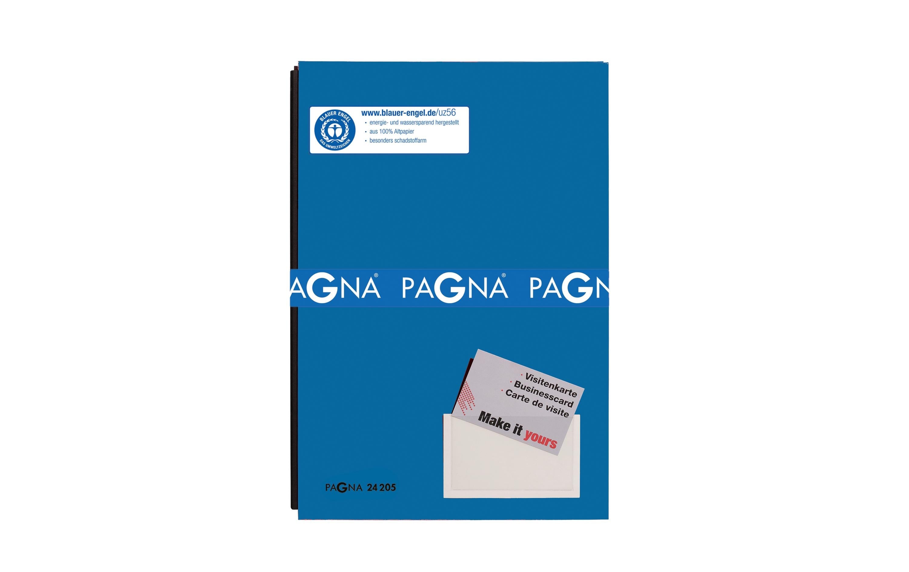 Pagna Unterschriftenmappe Color Karton, 20 Fächer, A4, Farbe: Blau