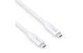 PureLink USB3.1 Gen1 USB-C-C, 1.5m, Weiss 5Gbps, 3A, DP Alt Mode, iSeries