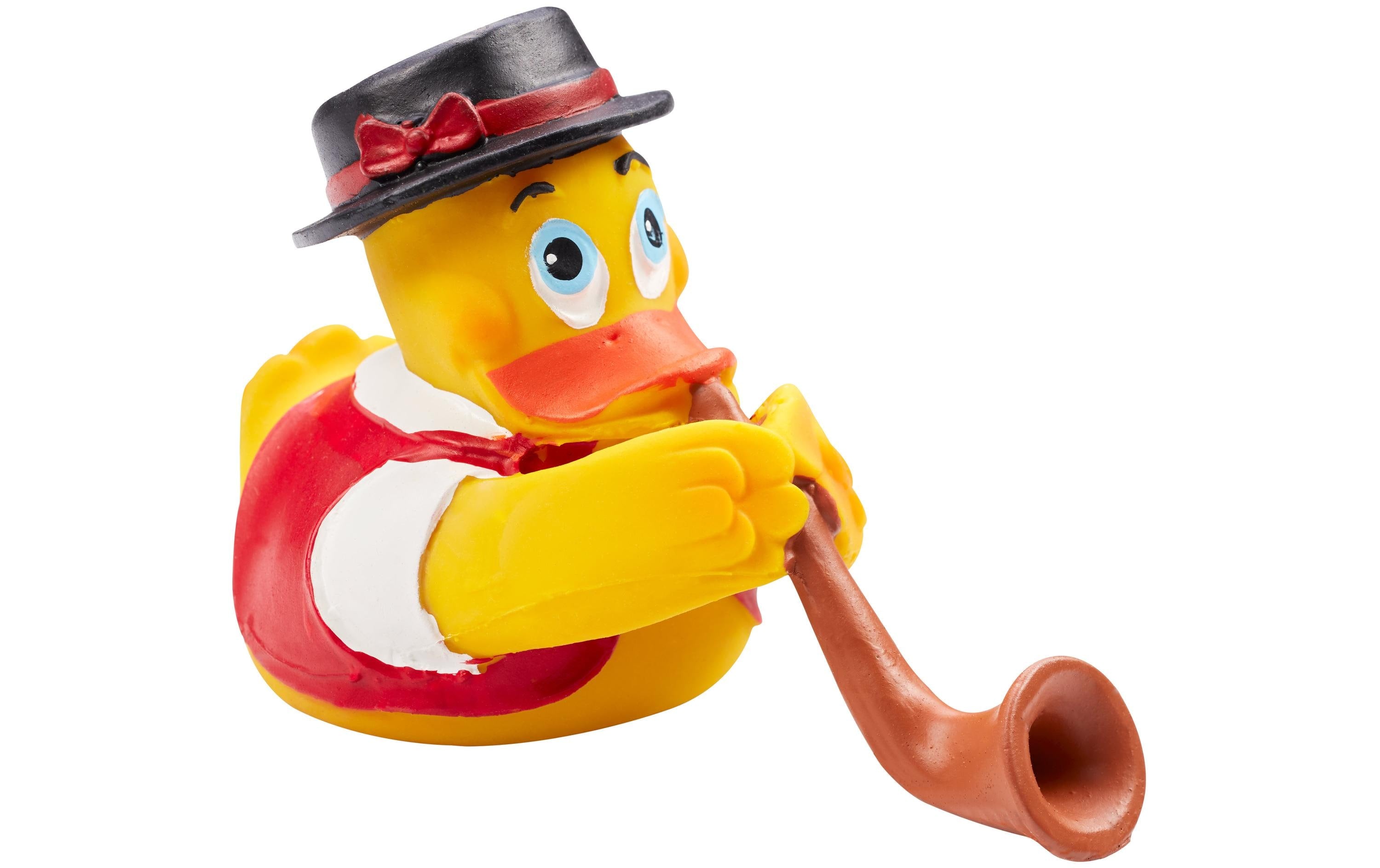 Lanco Badeente Alphorn Kautschuk, Gelb, 14 x 6.5 x 9 cm
