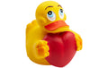 Lanco Badeente mit Herz Kautschuk, Gelb, 9 x 8 x 7.5 cm