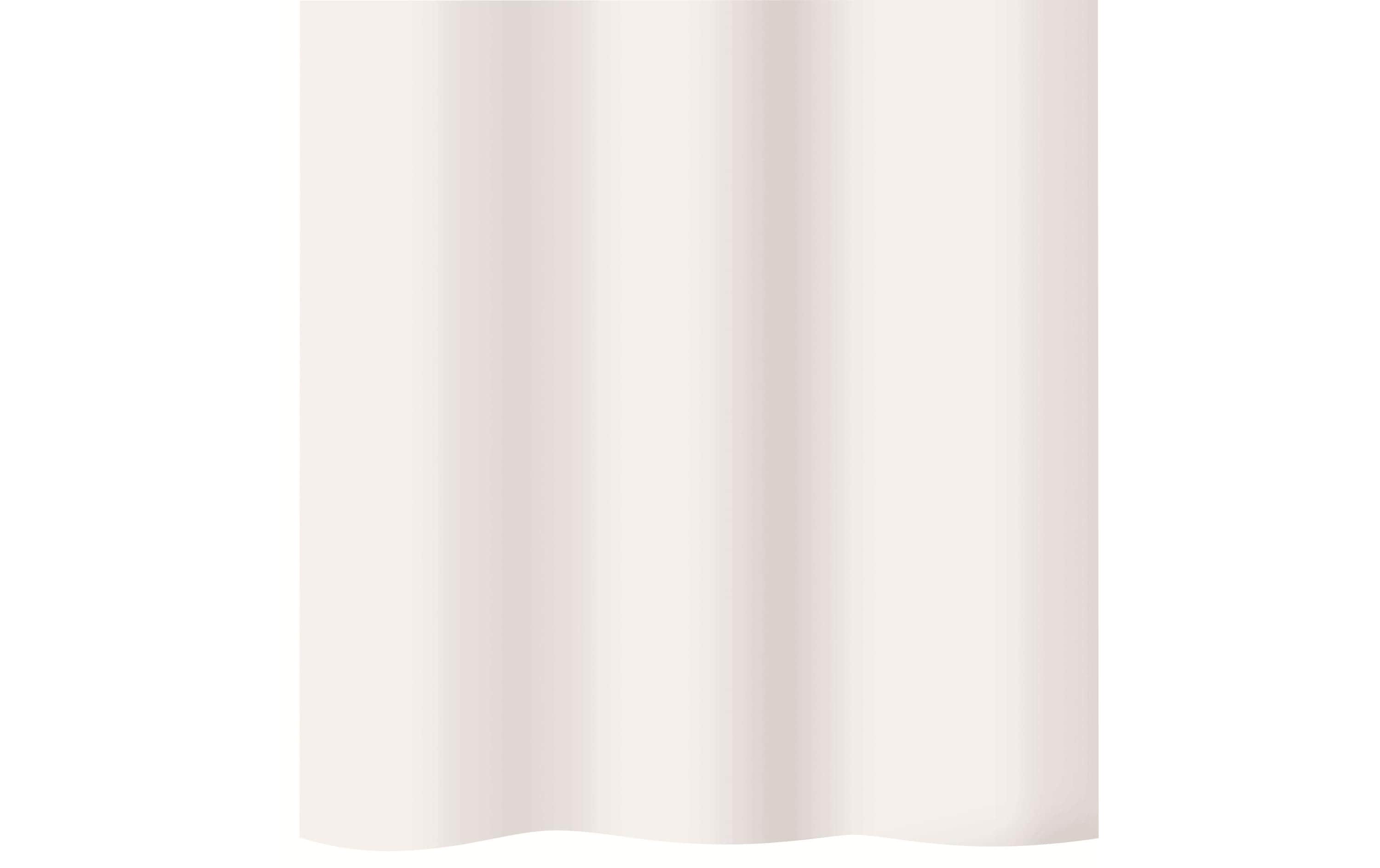 diaqua Basic Duschvorhang, Weiss Textil, 180 x 180 cm