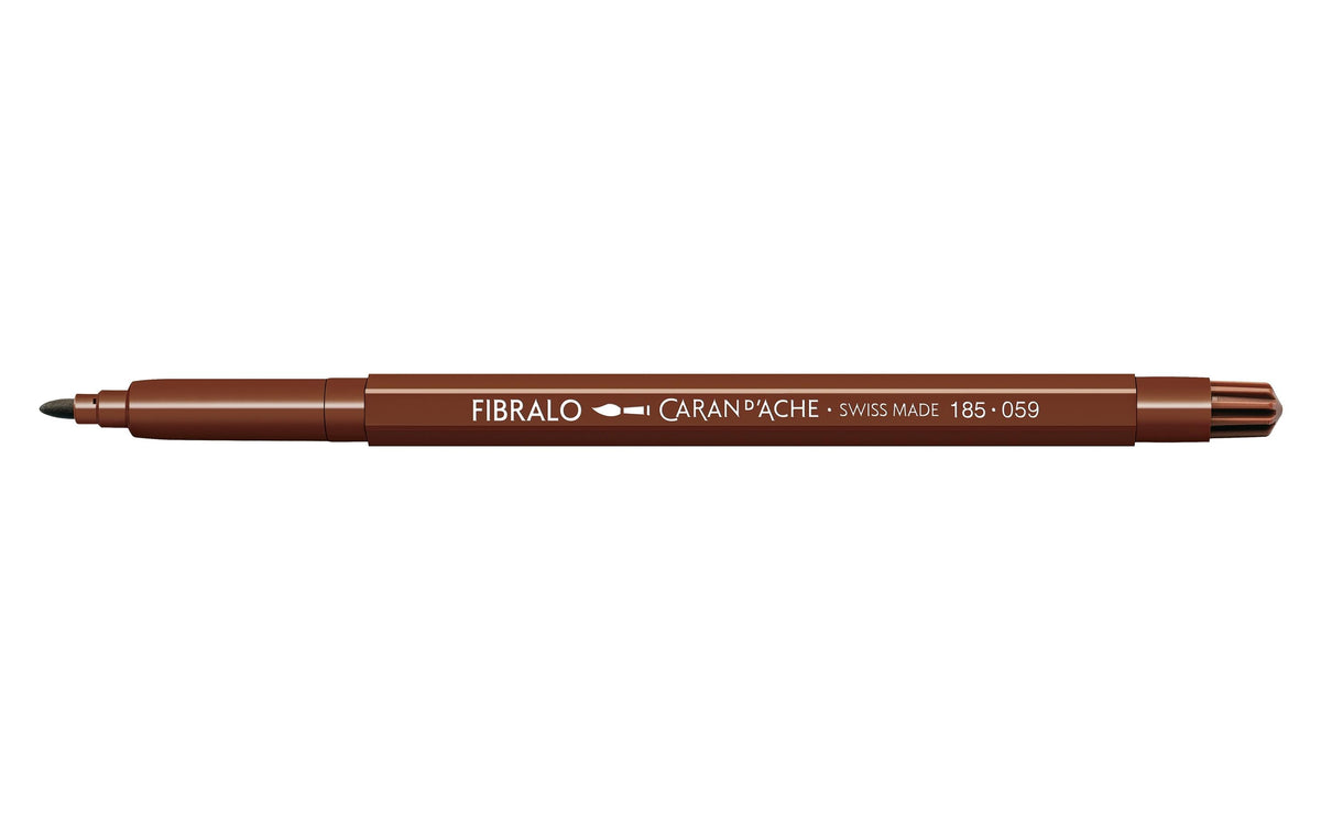 Caran d`Ache Fasermaler Fibralo Braun , 1 Stück