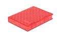 Delock Schutzbox für 2.5" HDD/SSD Anschluss für SATA, Farbe: Rot/Transparent