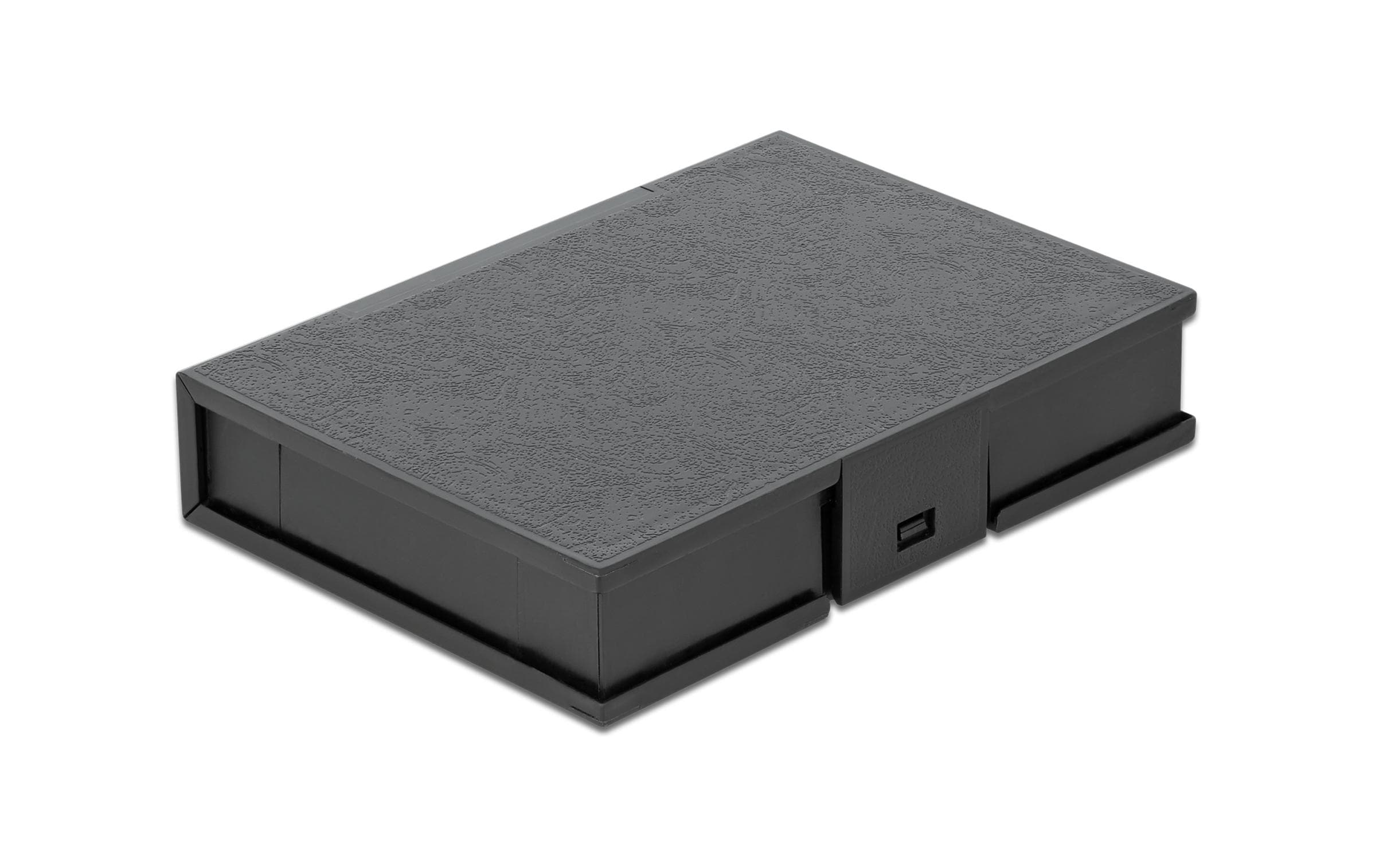 Delock Schutzbox für 3.5" HDD/SSD Anschluss für SATA, Farbe: Schwarz