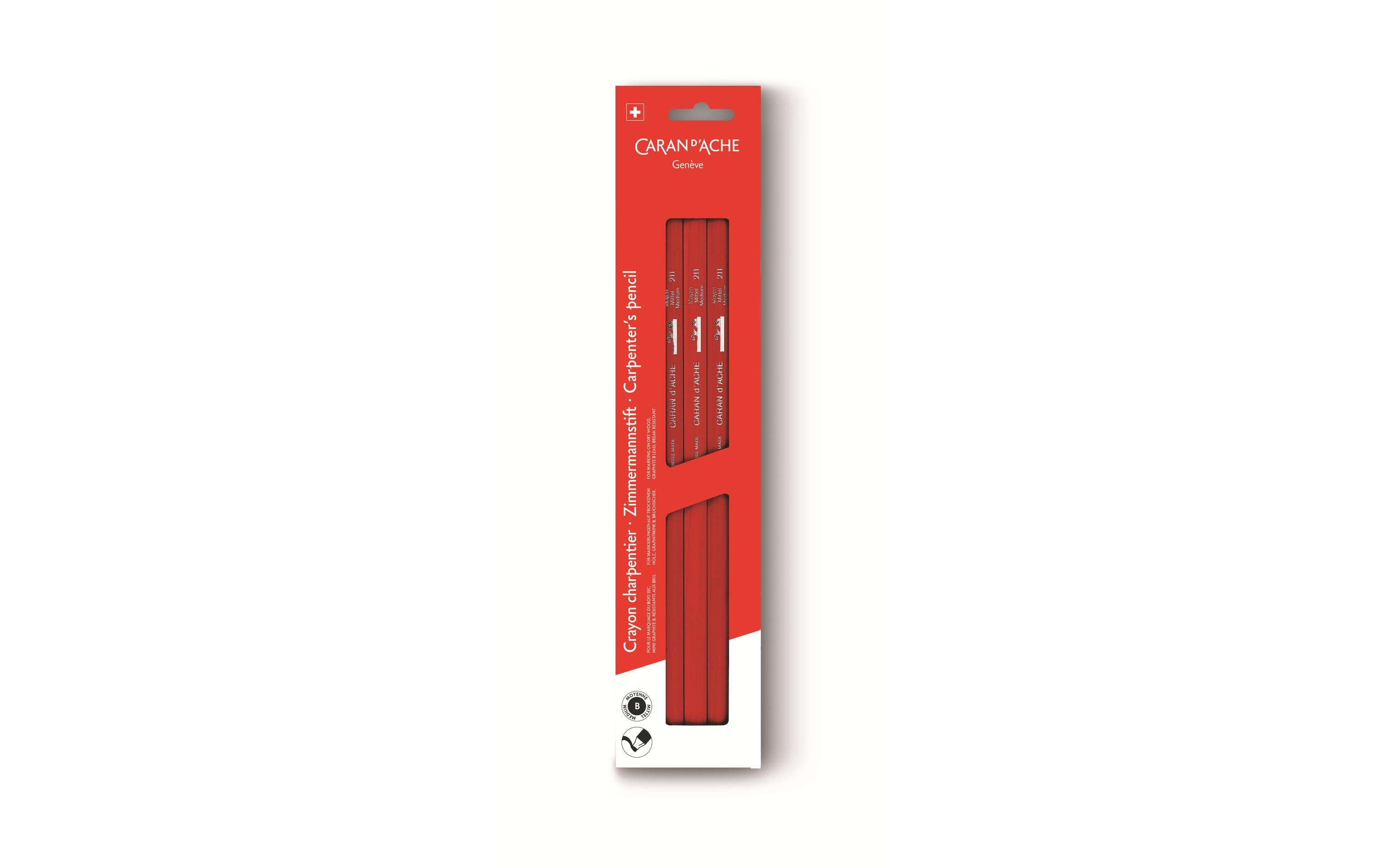 Caran d'Ache Bleistift Set Zimmermann Mitt 3 Stück