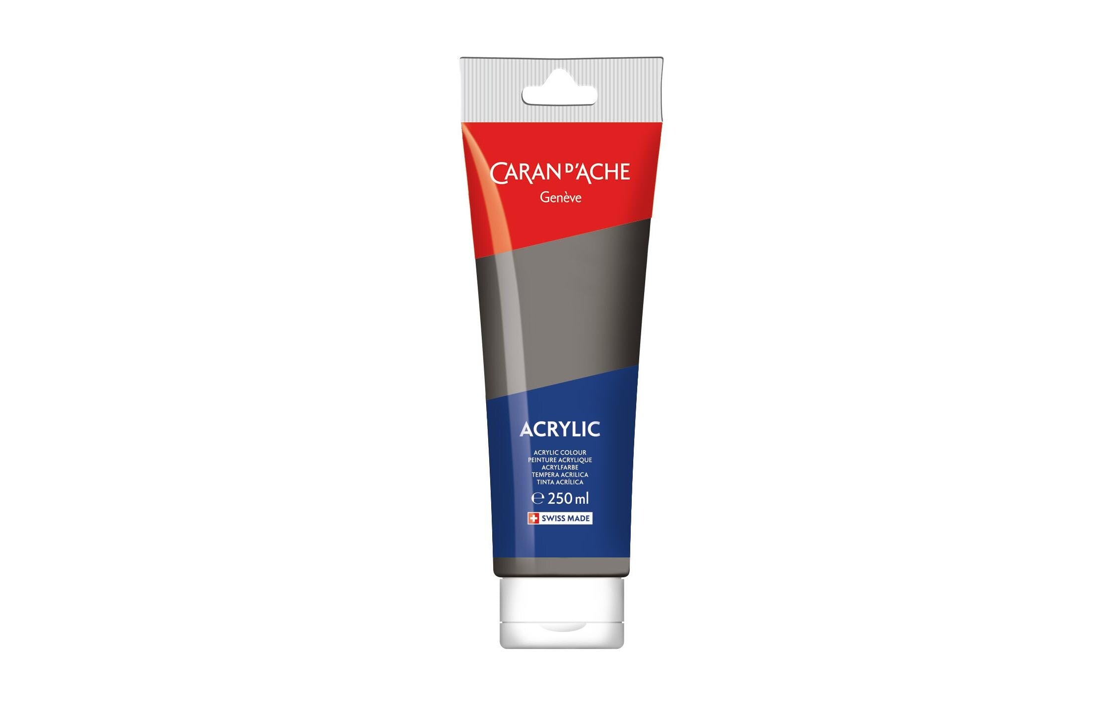 Caran d'Ache Acrylfarbe 250 ml Irisierend Silber