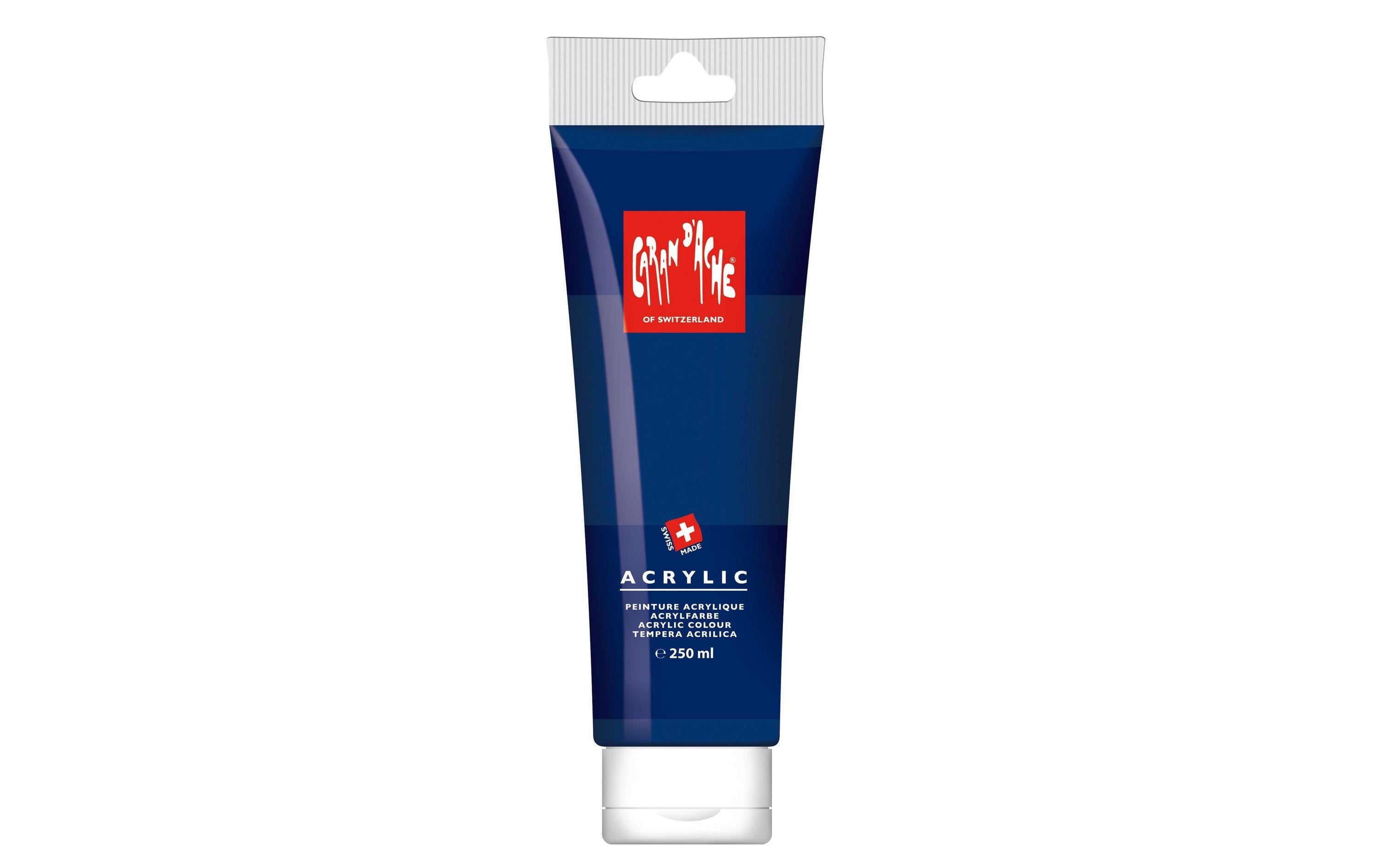 Caran d'Ache Acrylfarbe 250 ml Nachtblau