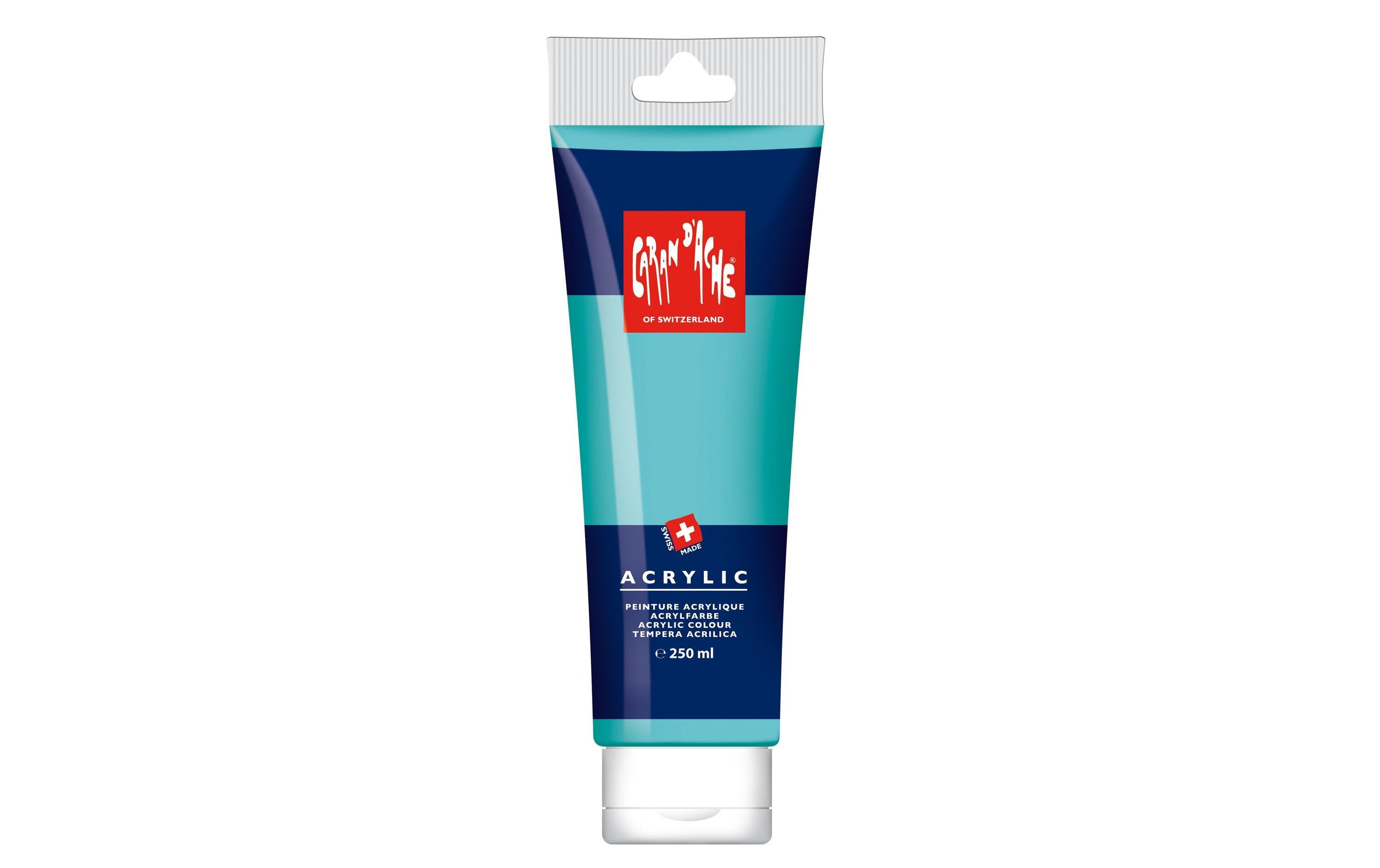 Caran d'Ache Acrylfarbe 250 ml Türkis