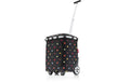 Reisenthel Einkaufsroller carrycruiser PLUS dots, 43 + 3 l, Iso-Fach