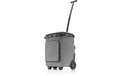 Reisenthel Einkaufsroller carrycruiser PLUS twist silver, 43 + 3 l, Iso-Fach