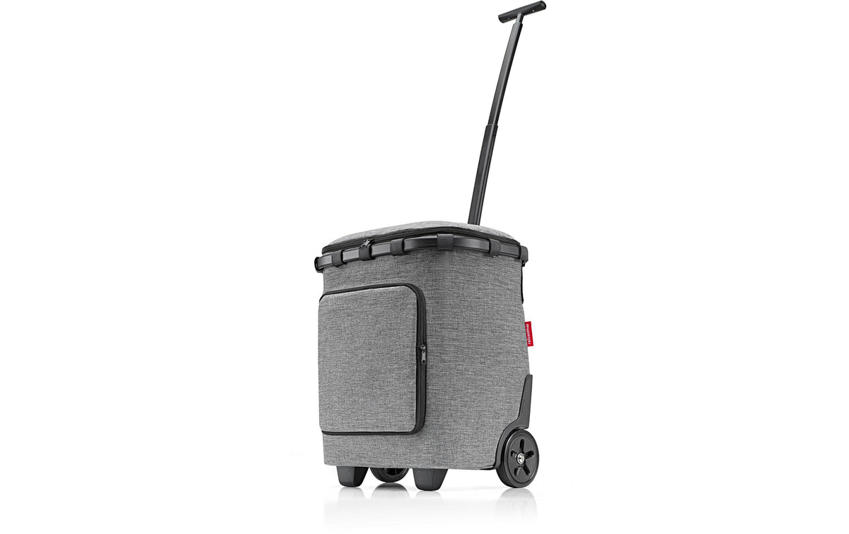 Reisenthel Einkaufsroller carrycruiser PLUS twist silver, 43 + 3 l, Iso-Fach