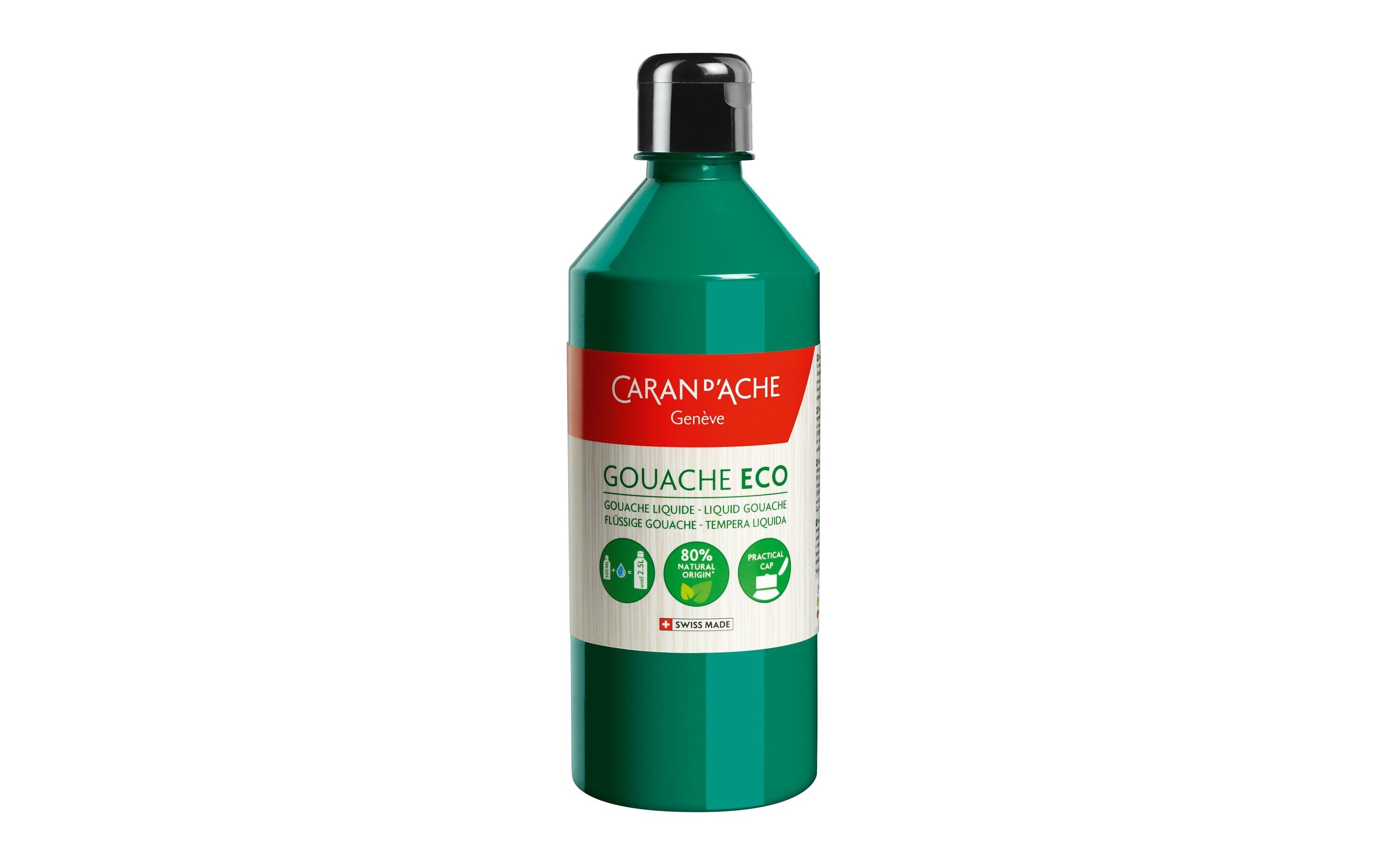 Caran d'Ache Wasserfarbe Gouache ECO Smaragdgrün, 500 ml