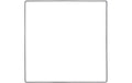 Rico Metallring Quadrat, anthrazit 30 cm