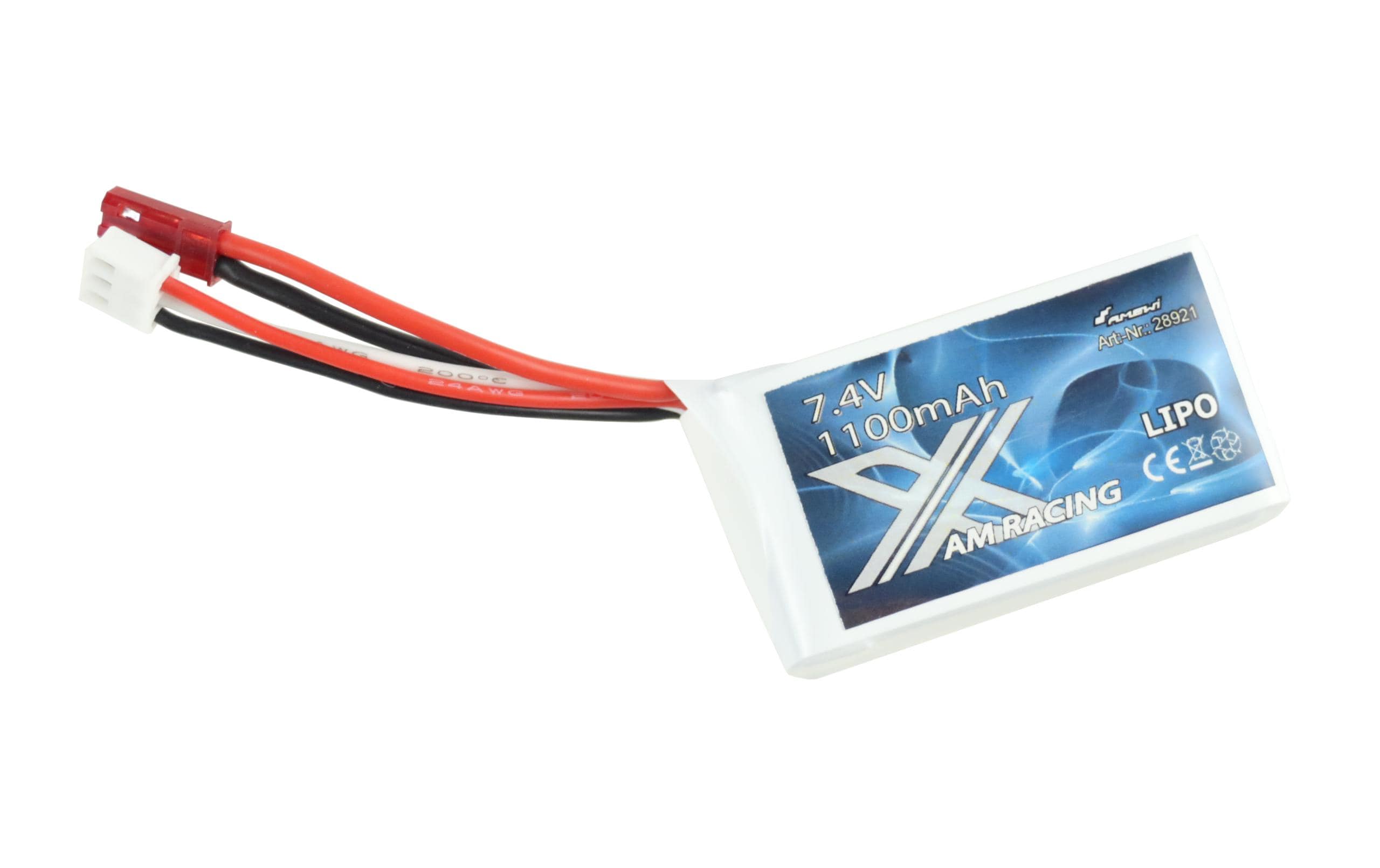 Amewi LiPo-Akku 7.4V 1100mAh 30C BEC