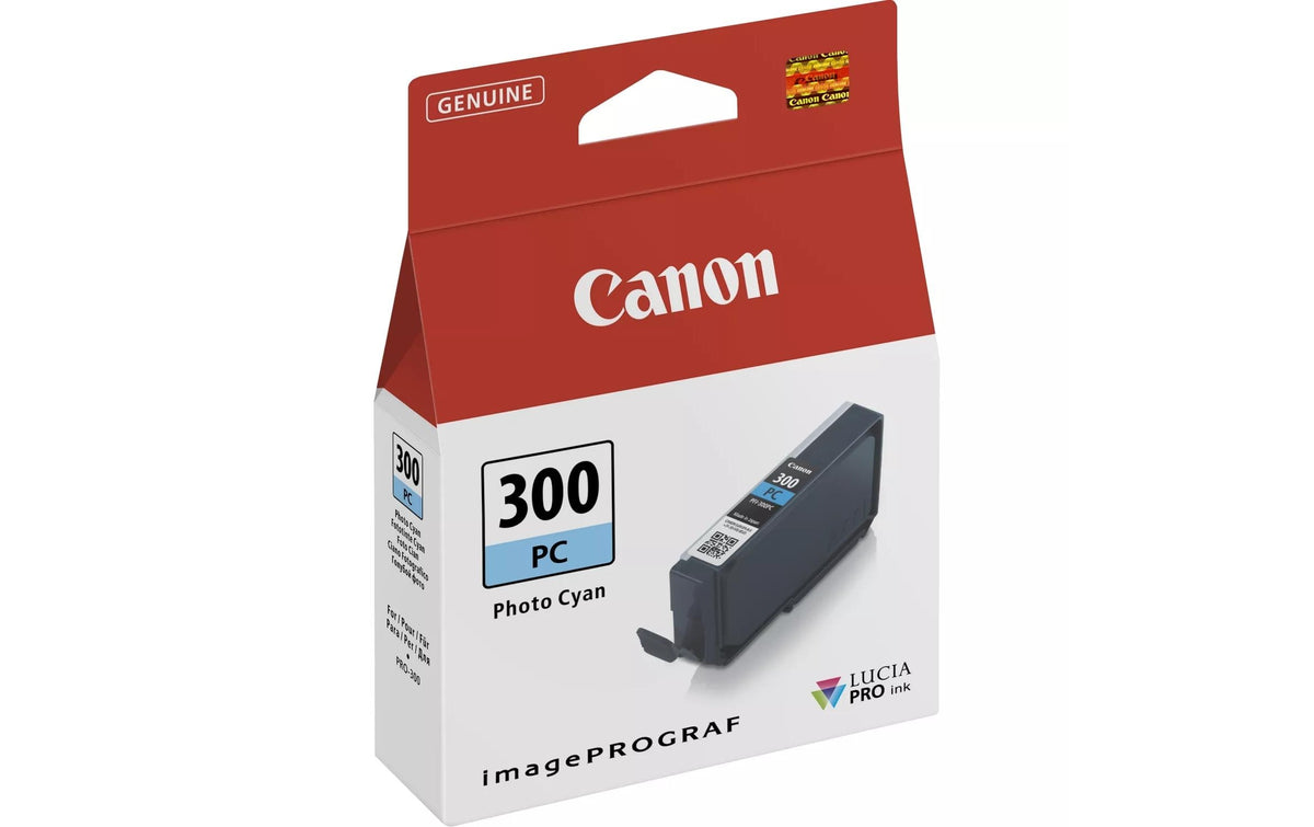 Tinte Canon PFI-300PC photo cyan 14 ml, imagePROGRAF PRO-300