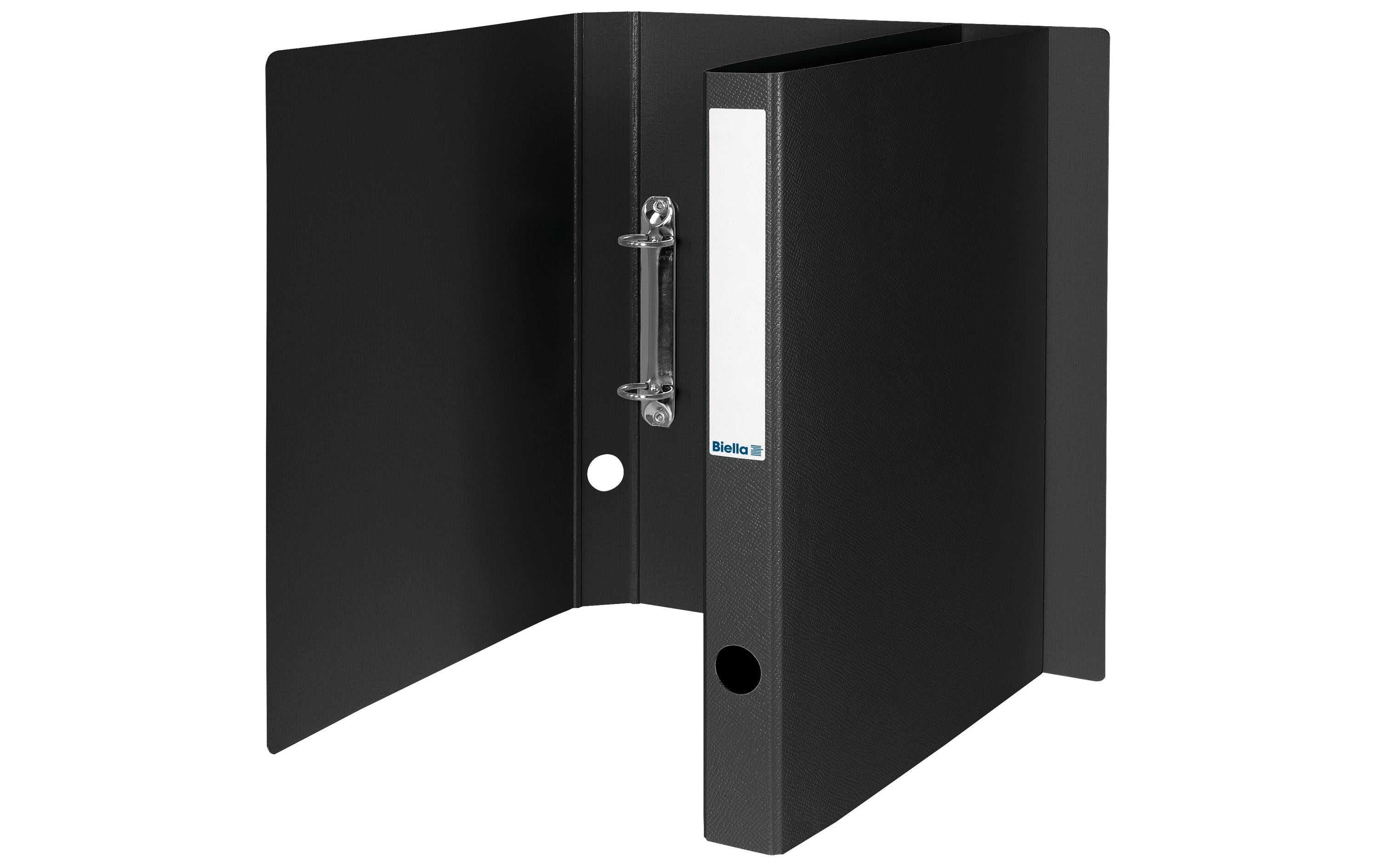 Biella Ringheft Viria  3.1 cm, 2-Ring Format A4, Schwarz