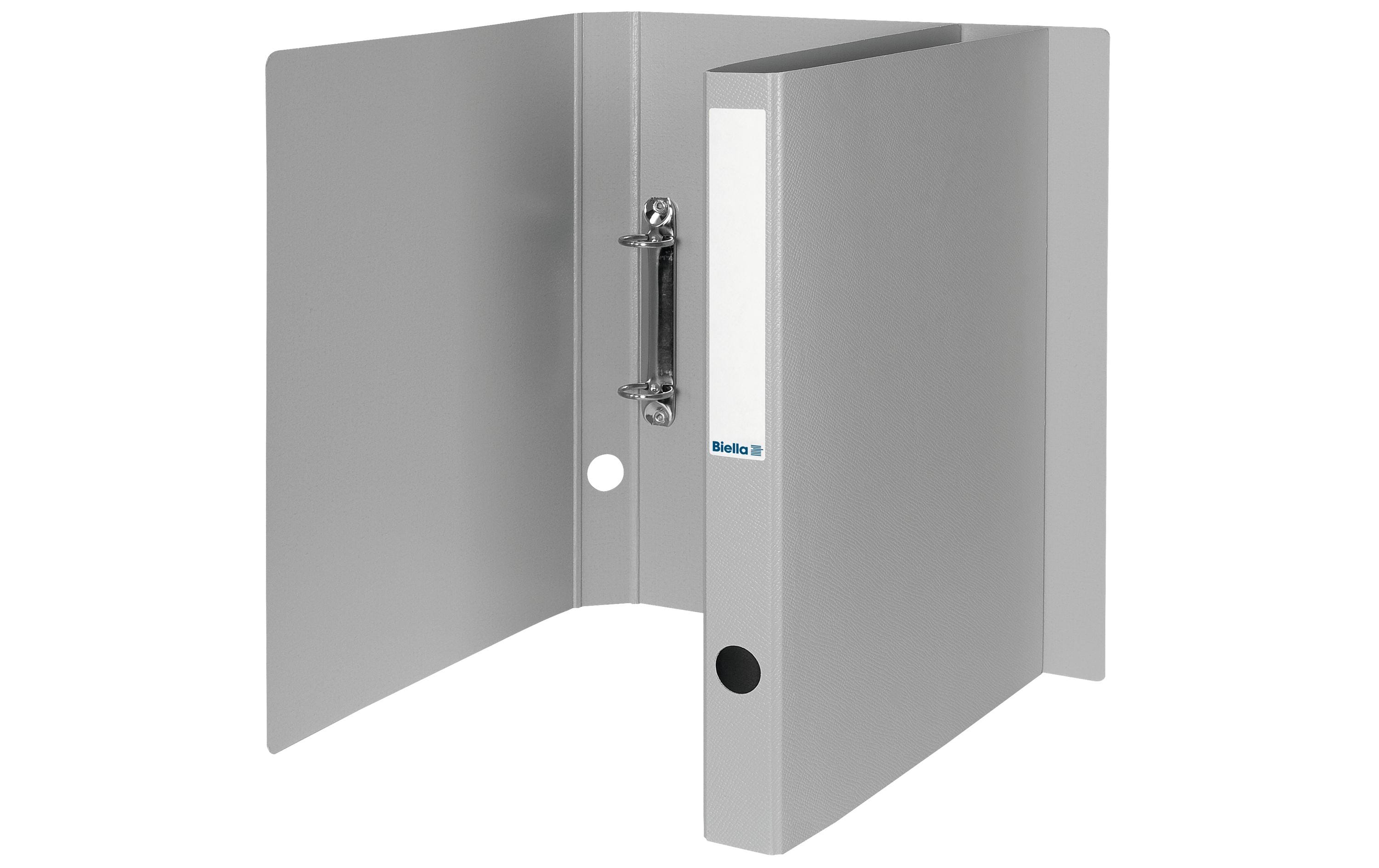 Biella Ringheft Viria  3.1 cm, 2-Ring Format A4, grau