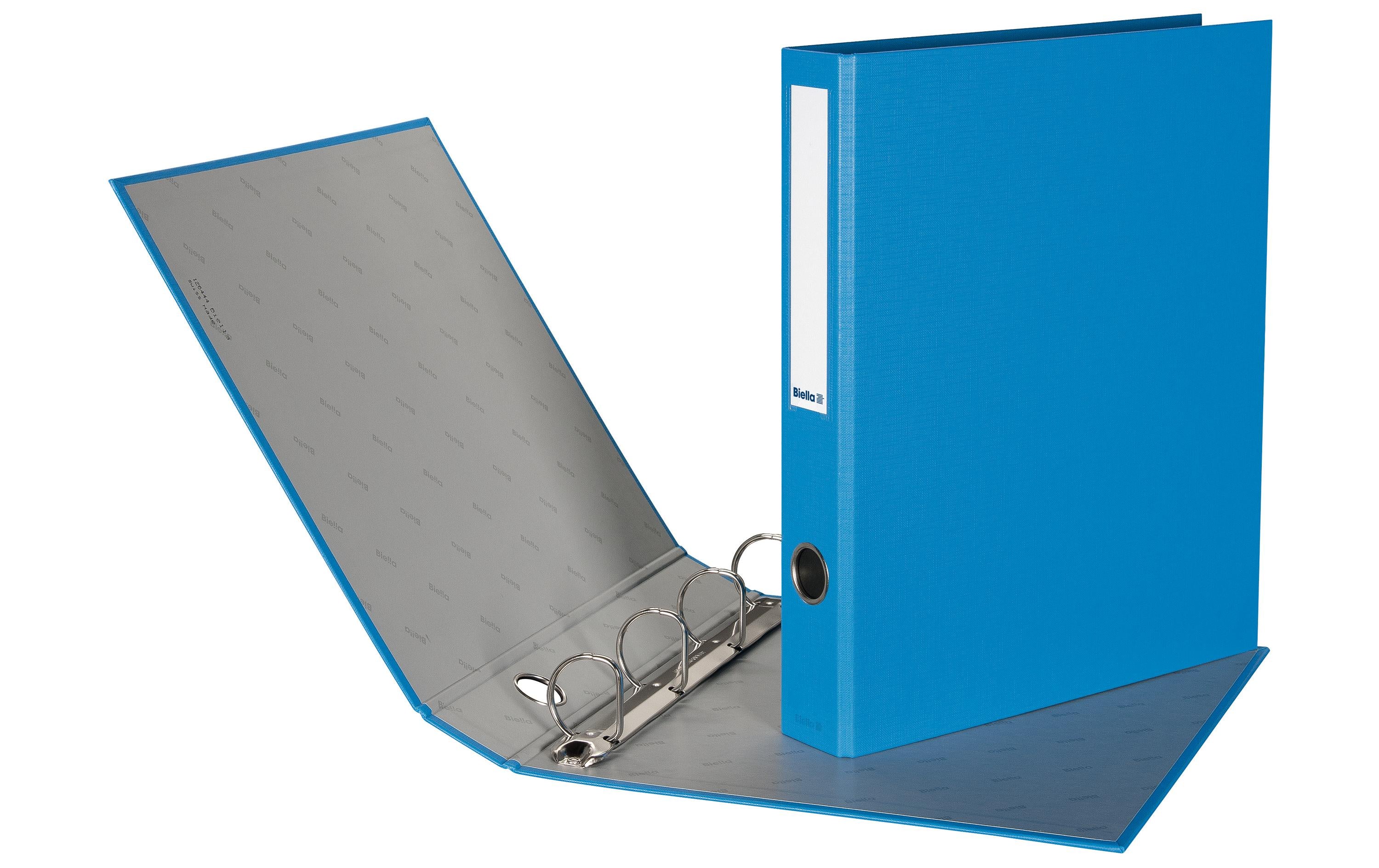 Biella Zeigebuch Dinor-Quatro 4cm blau 4-Ring, 1 Stück