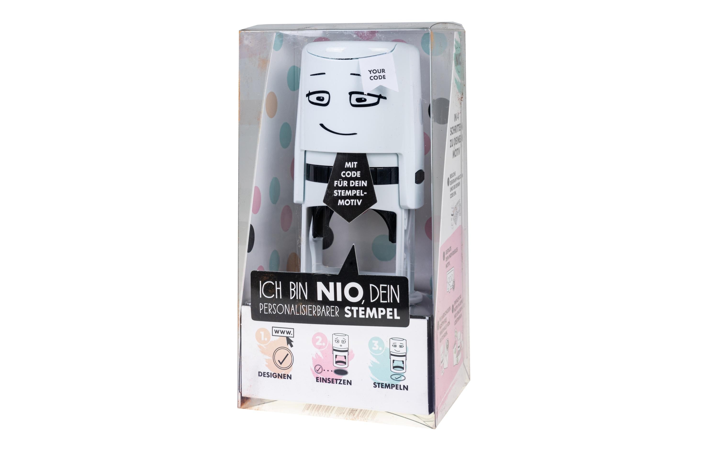 COLOP NIO®mit Stempelkissen Fancy Grey inkl. Gutscheincode