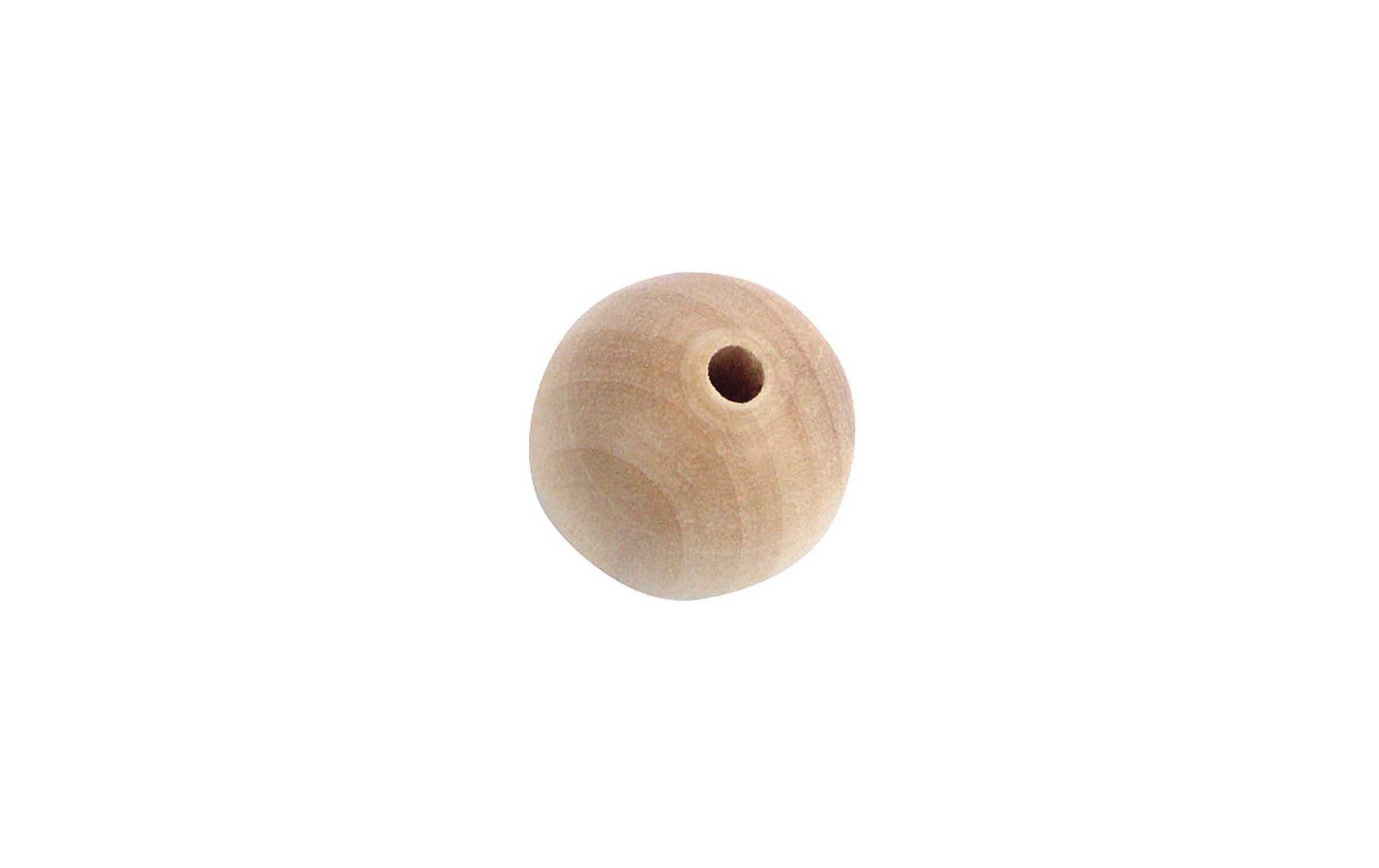 Rico Holzkugel gebohrt 15 mm, 25 Stück