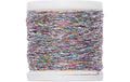 Rico Sticktwist Metallic Nr. 10 silber/bunt, 40 m, 40 % PA, 60 % PES