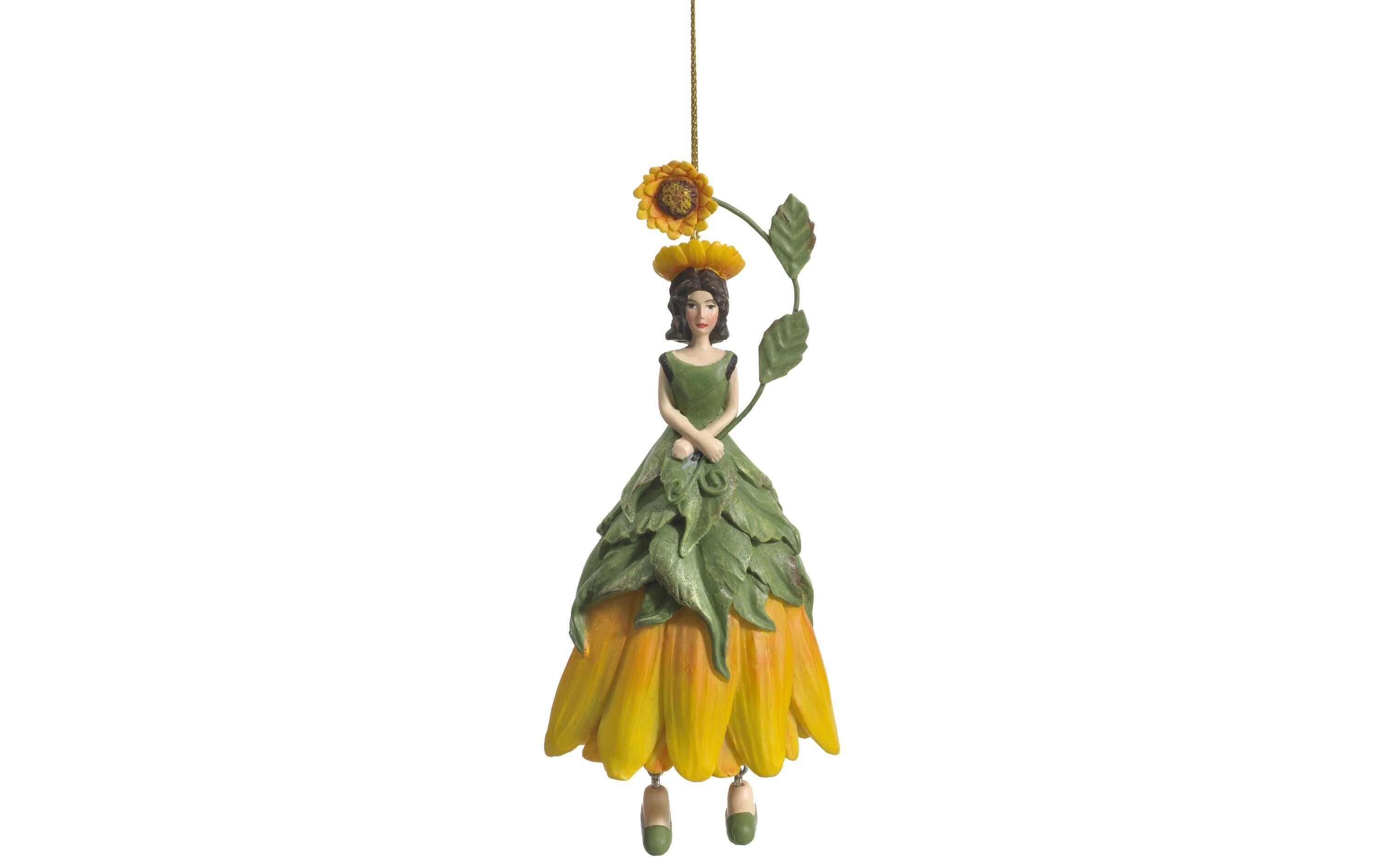 Botanic-Haus Sonneblumenmädchen, Gelb H: 14 cm, Polyresin