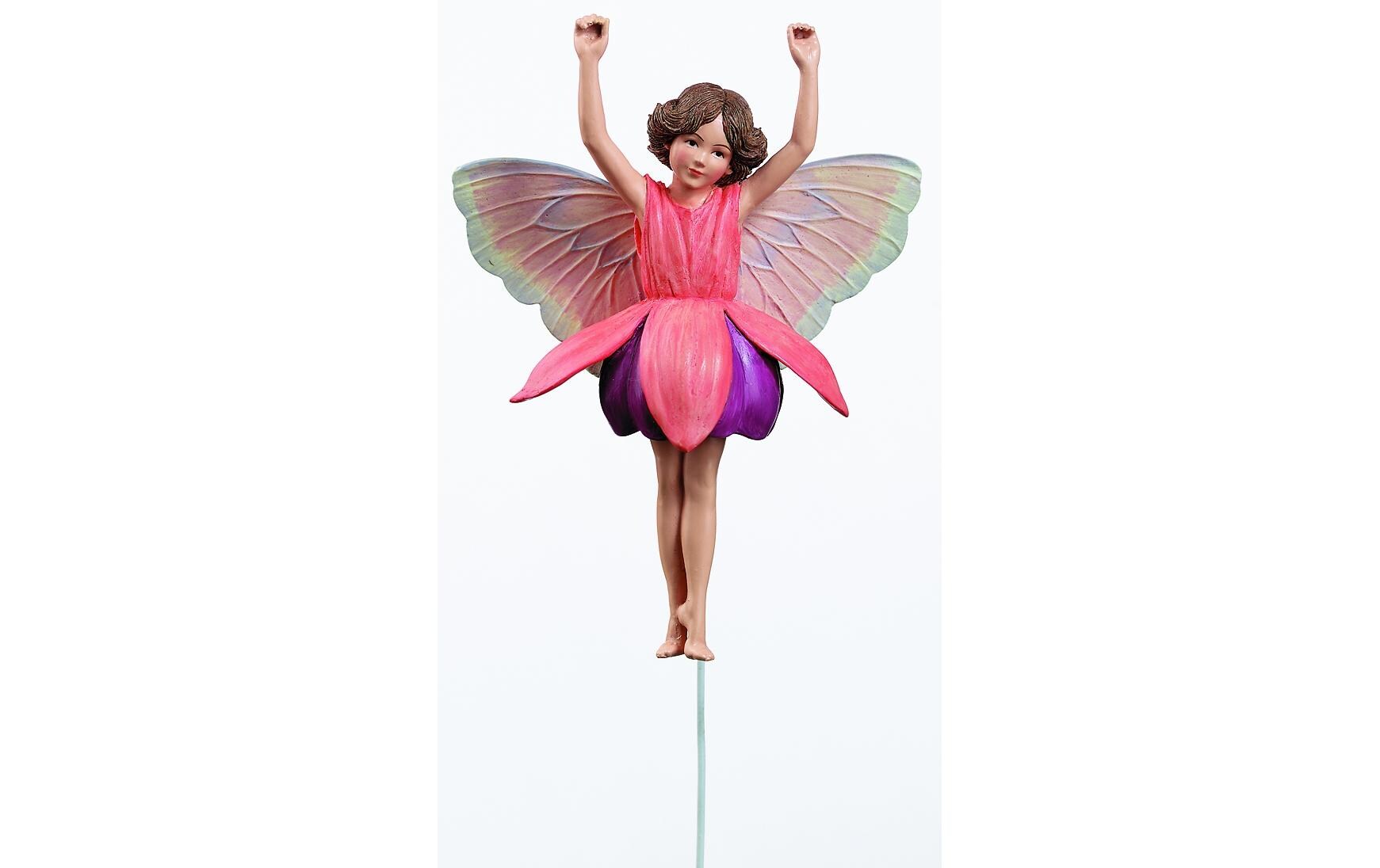 Botanic-Haus Flower Fairy Fuchsie H: 10 cm, Polyresin