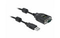 Delock Adapter USBA auf Seriell DB9 RS-232 mit 9 LED, Tester