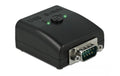 Delock Seriell Umschalter 1x RS-232/ 2xUSB schwarz, manuell