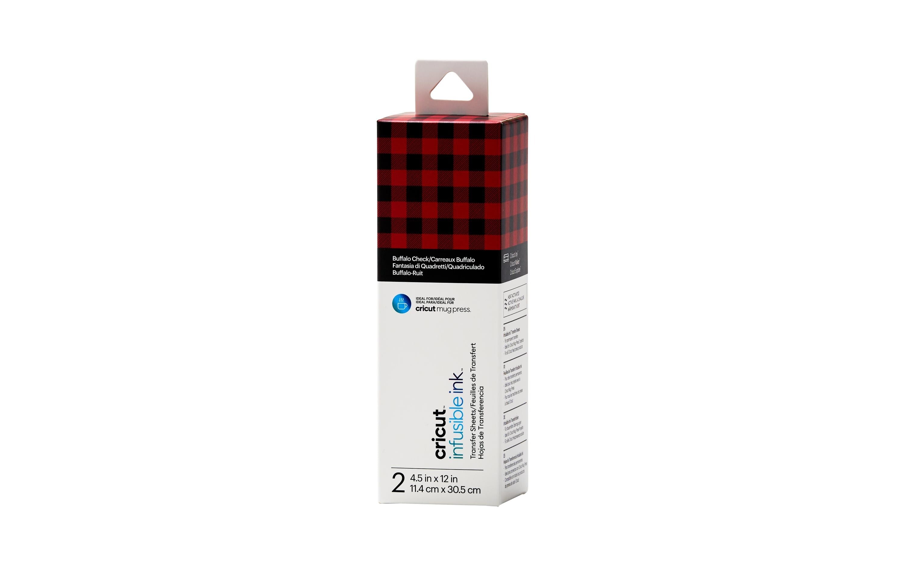 Cricut Aufbügelfolie Joy Infusible Ink Buffalo Check, 2 Blatt