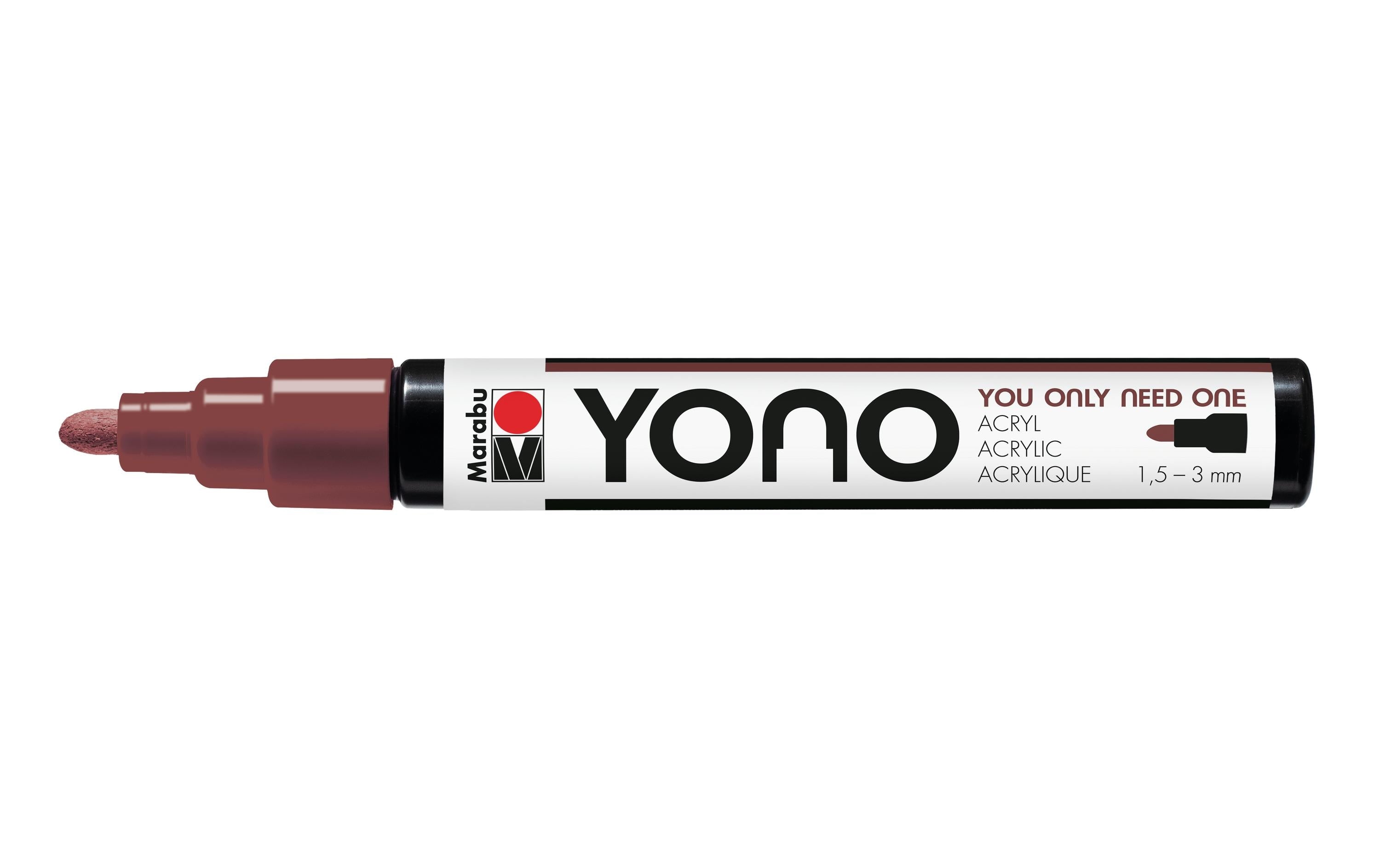 Marabu Acrylmarker YONO 1.5 - 3 mm Braun