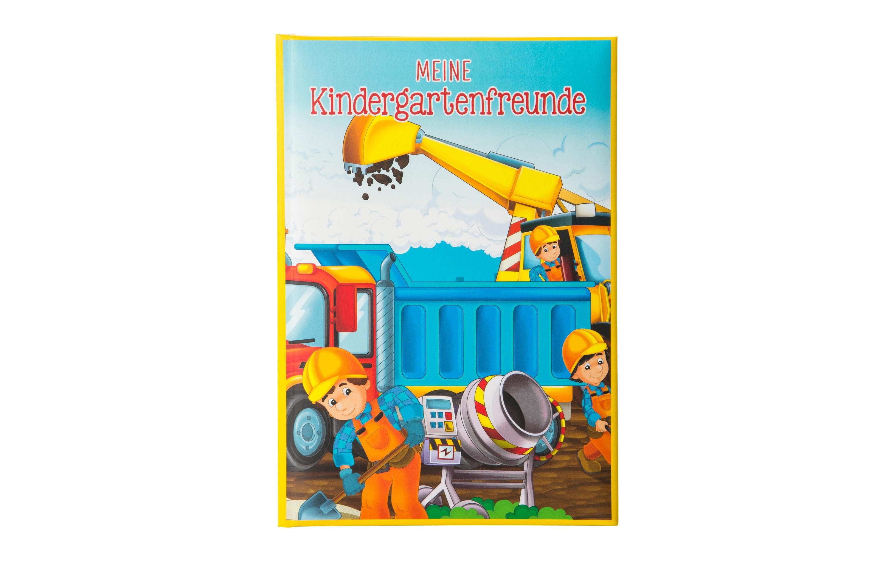Goldbuch Kindergartenfreundebuch Baustelle 1 Stück, Grösse: A5, 88 Blatt